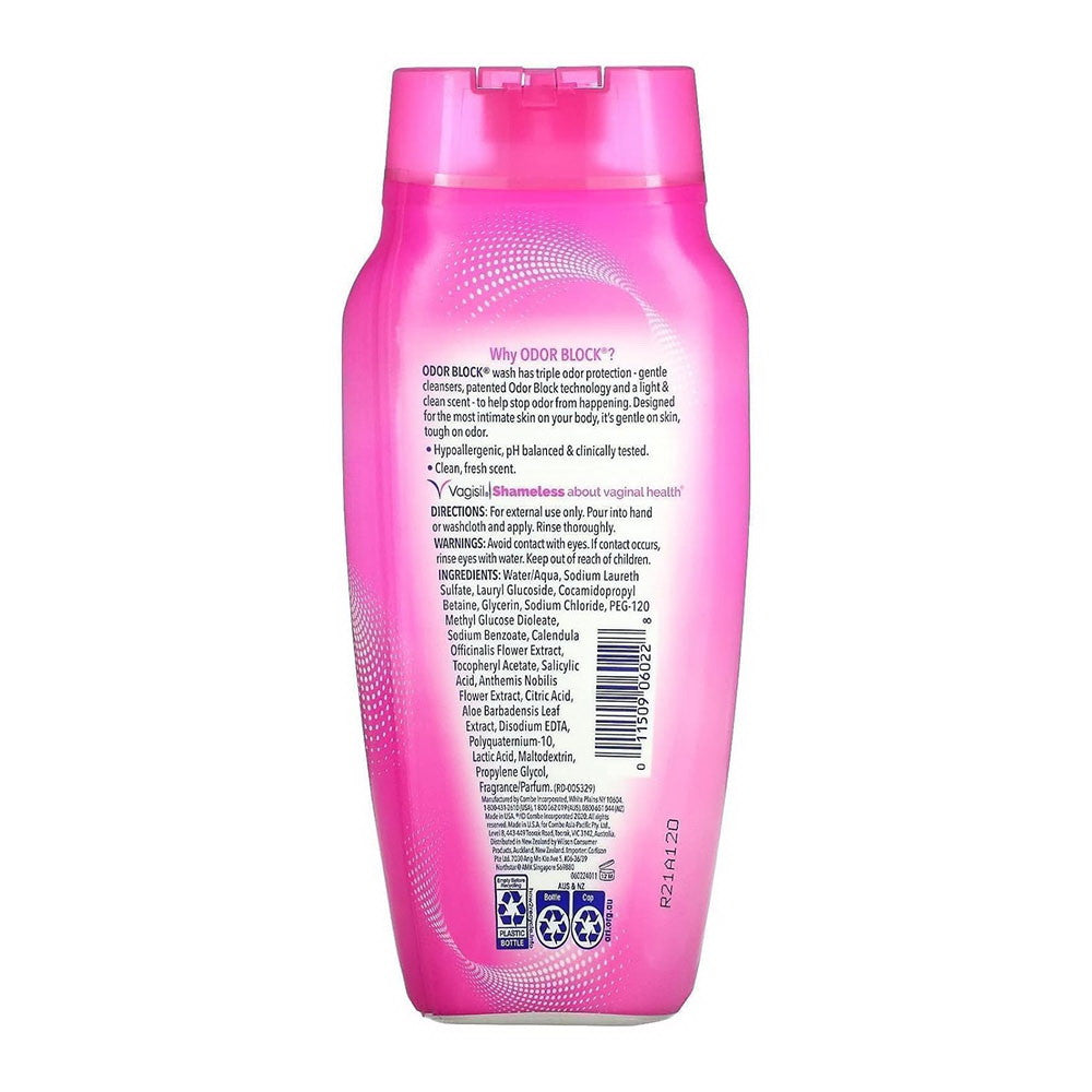 Vagisil Odor Block Protection Wash, Light Scent, 12 Oz