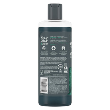 Dove Men Plus Care Relaxing Eucalyptus And Cedar Hydrating Body Wash, 18 Oz