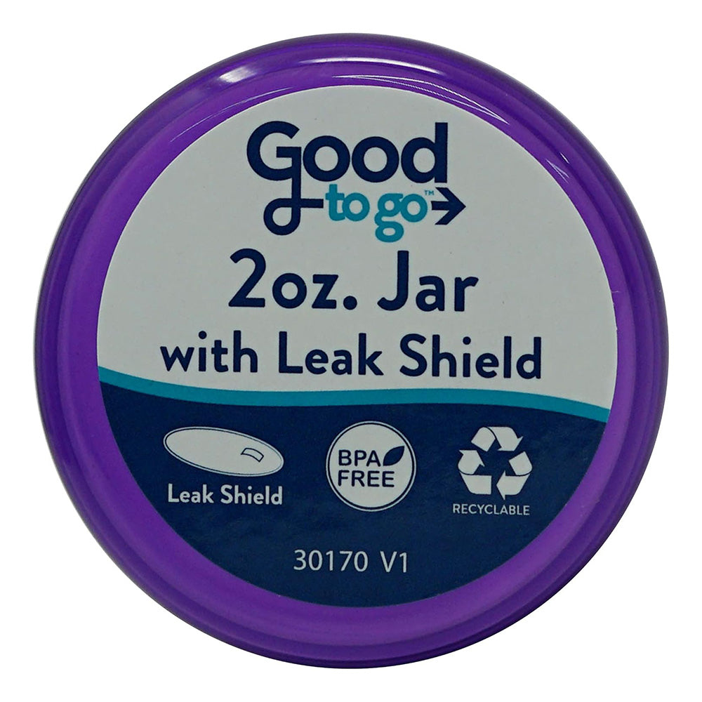 Good To go Jar with Leak Shield Plastic Jar 2Oz, 8Ea