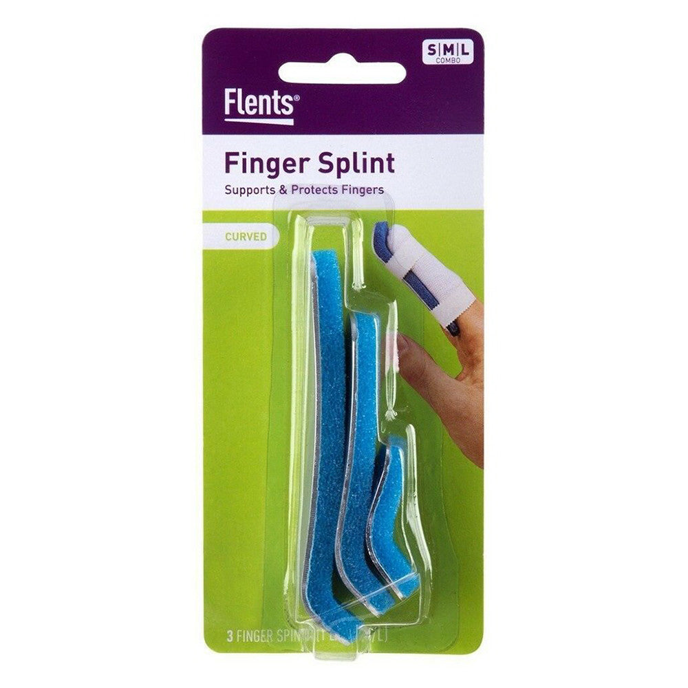 First Aid Curved Finger Splint, 1 Ea
