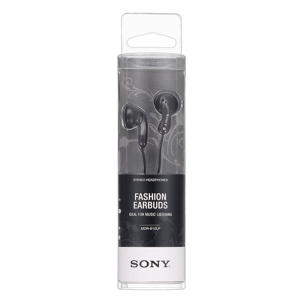 Sony In Ear Wired Stereo Headphones, Black, 1 Ea