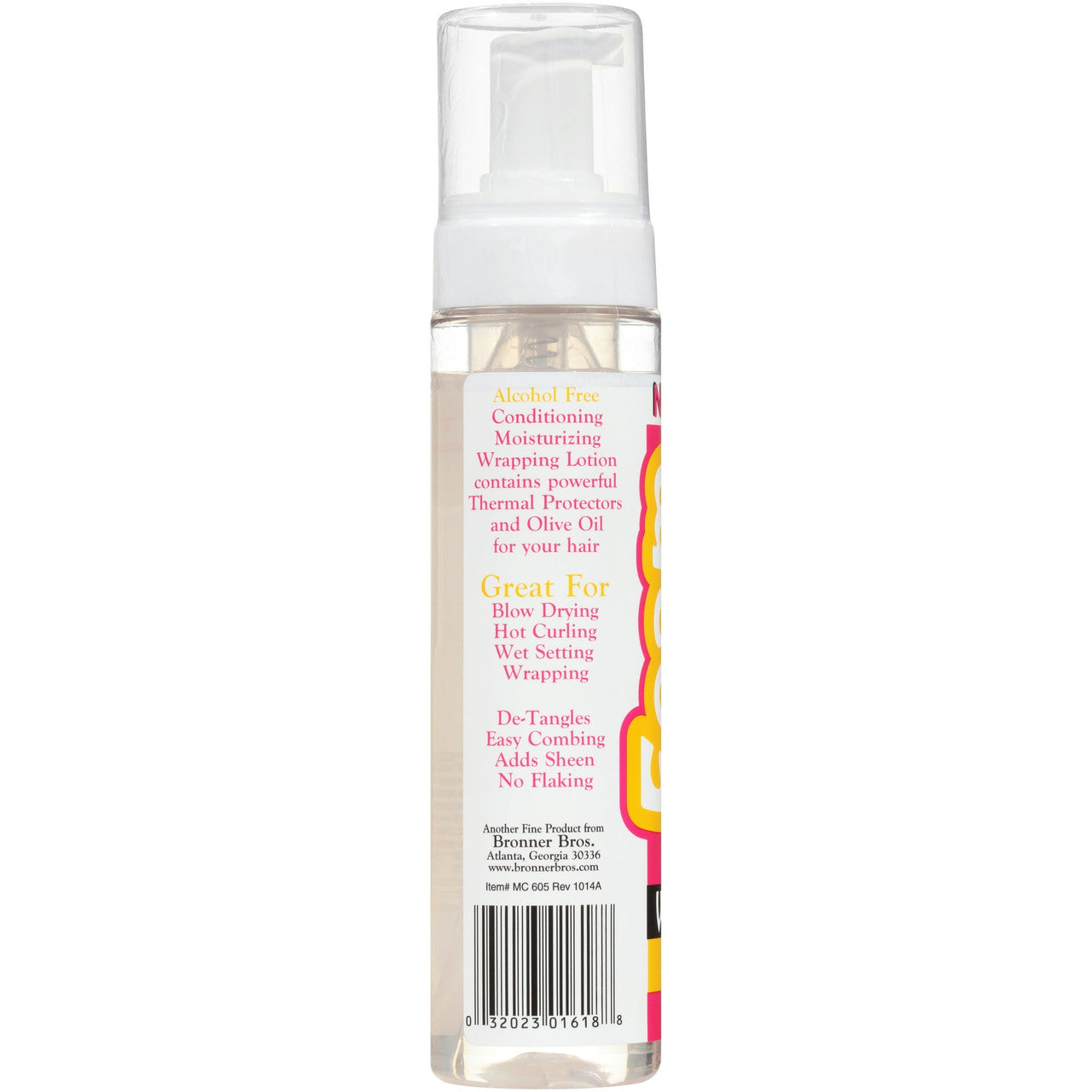 Bronner Brothers Foam Clear Shine Formula Moisturizing Wrapping Lotion, 8.5 oz