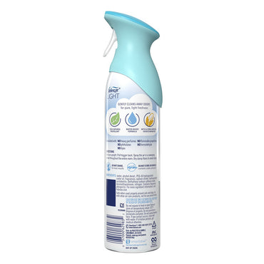 Febreze Light Odor Fighting Air Freshener Sea Spray, Scent, 8.8 Oz