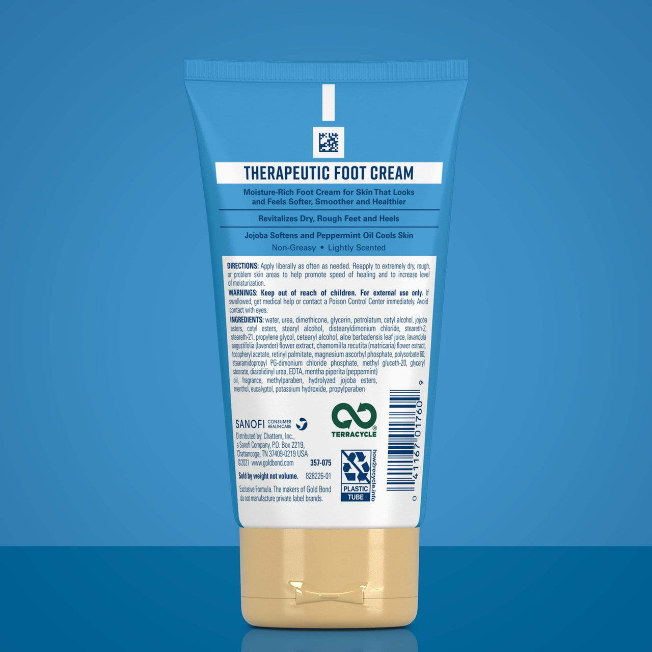 Gold Bond Foot Moisturizing Cream, Triple Action Relief - 4 Oz