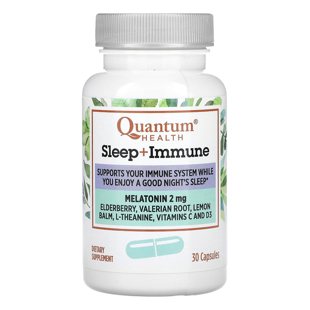 Quantum Health Sleep Plus Immune Melatonin 2 mg Capsules 30Ea