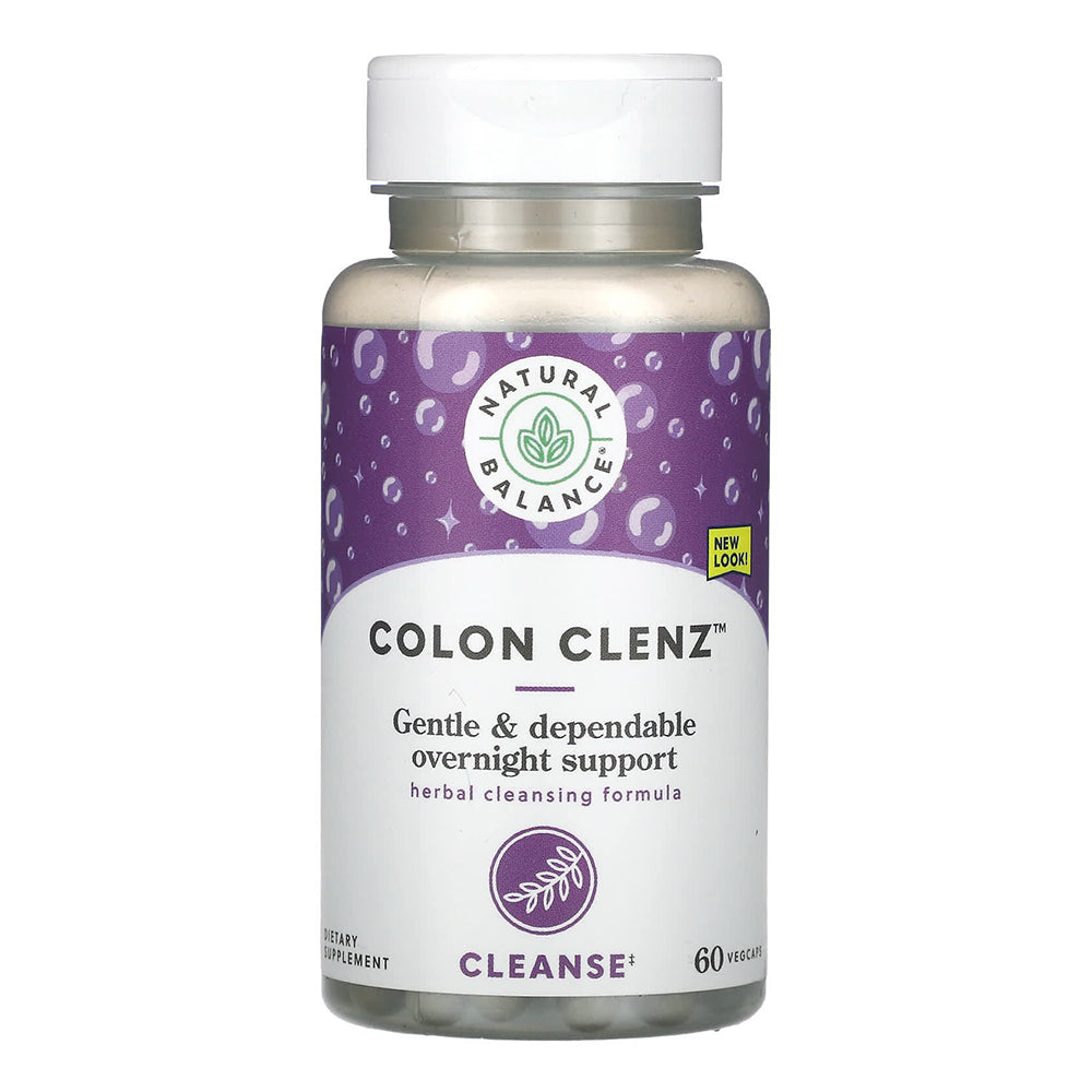 Natural Balance Natures Formula Colon Clenz Veg Capsules, 60 Ea