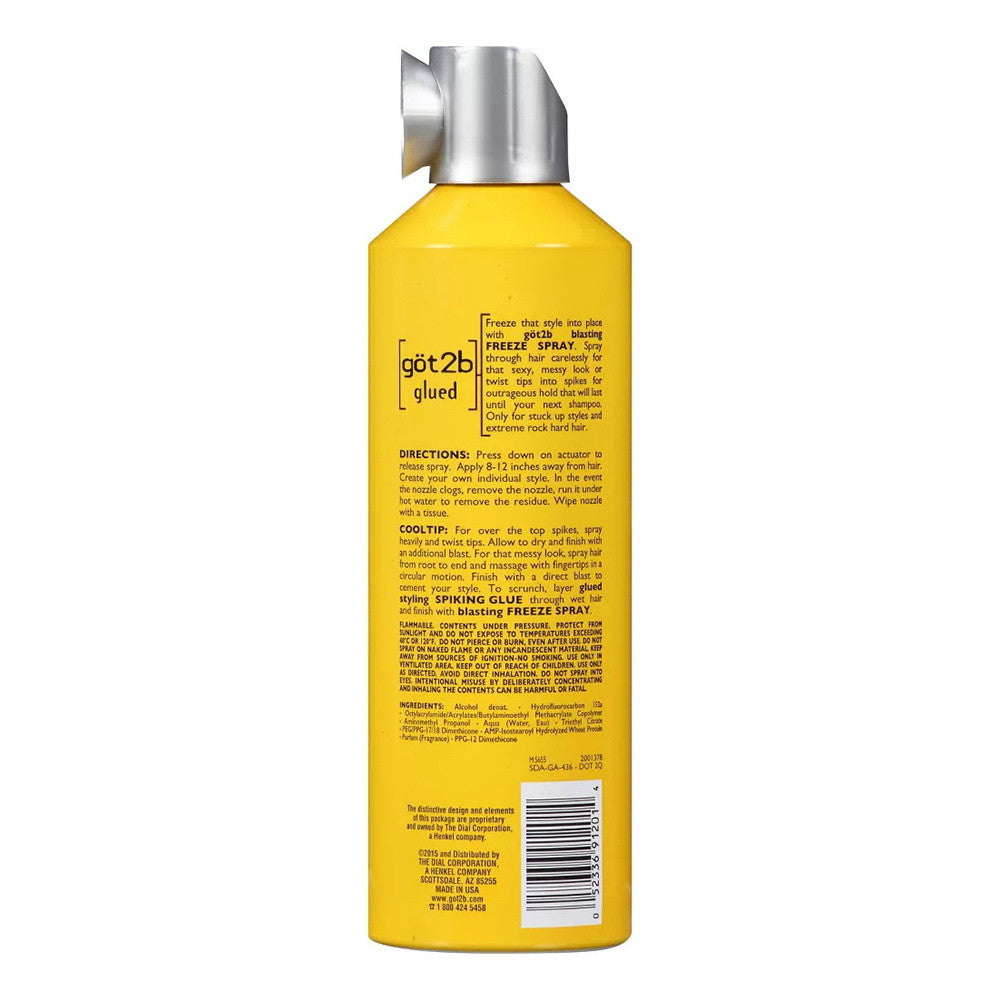 Schwarzkopf Got2b Glued Blasting Freeze Hair Spray, 12 Oz