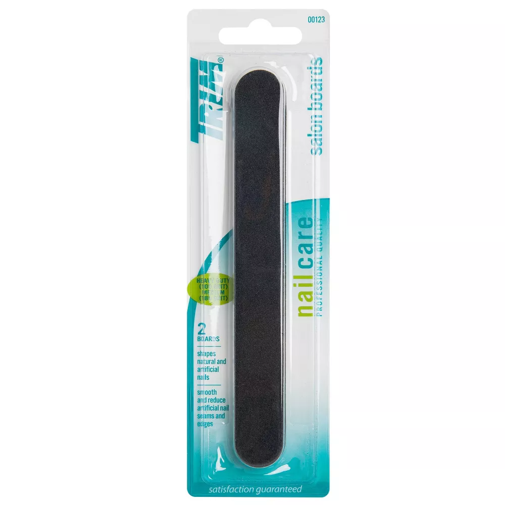 Trim Salon Boards Grit, Heavy Duty/Medium, 2 Ea