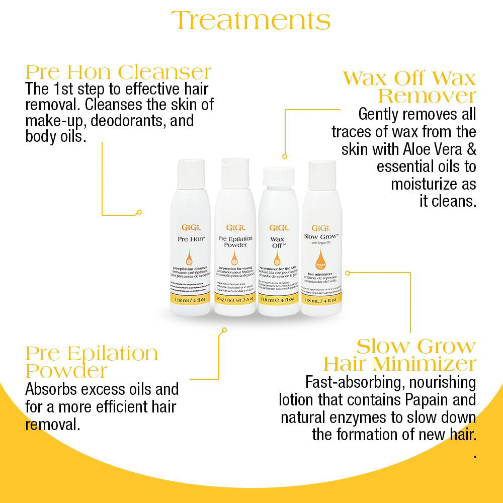 GiGi Student Starter Hair Removal Waxing Kit, 1 Ea