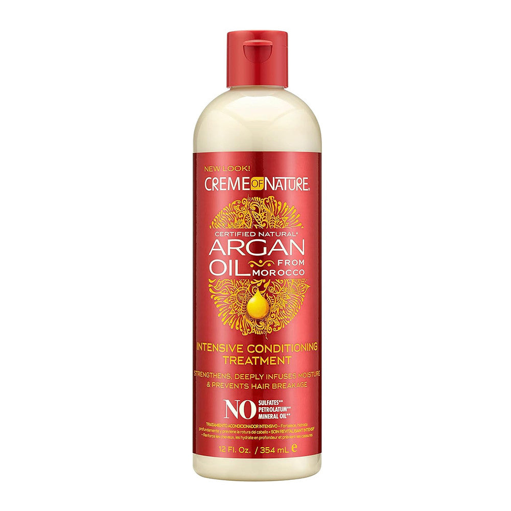 Creme Of Nature Moisture And Shine Conditioning Treatment, Argan Oil, 15.2 Oz