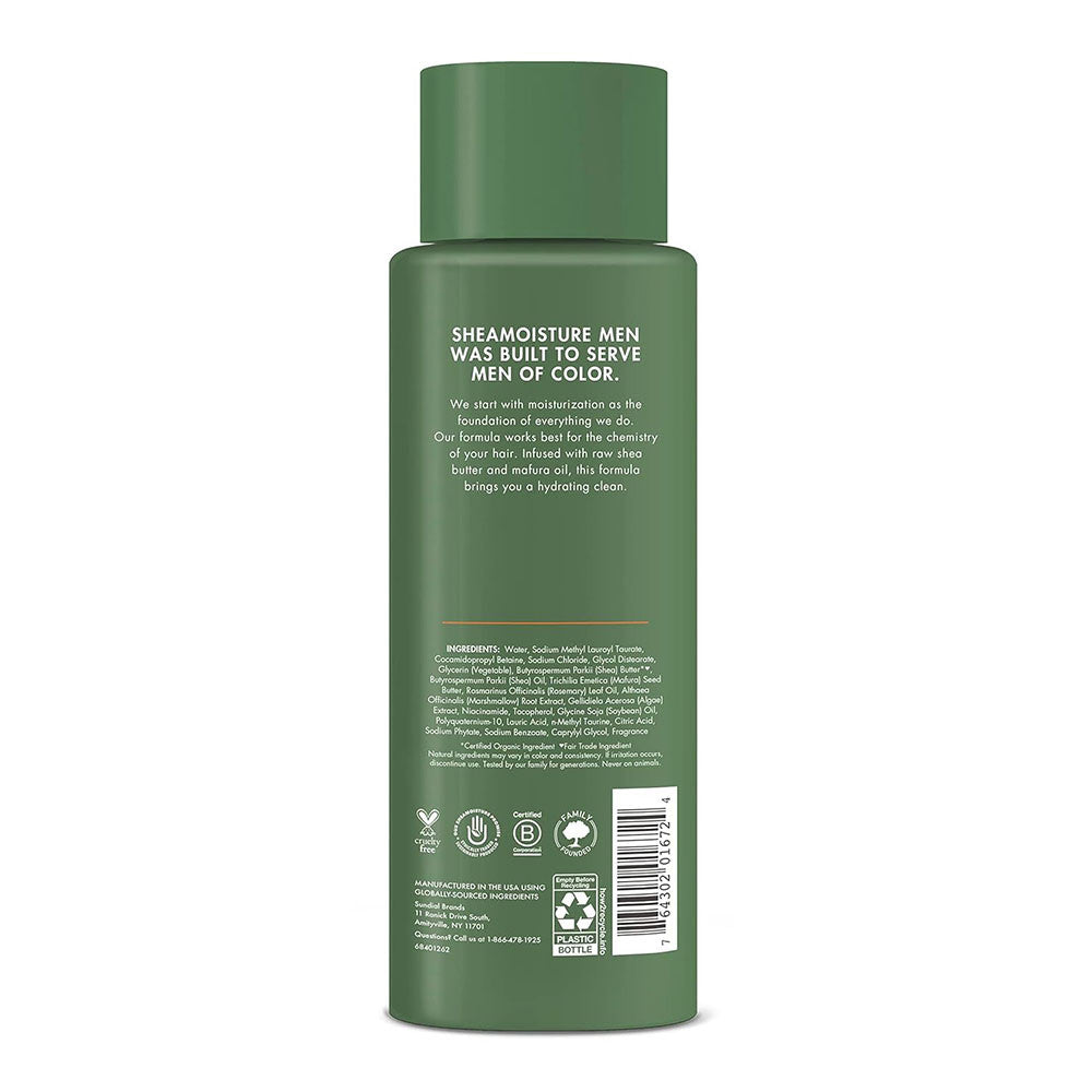 Shea Moisture Men Moisturizing Shampoo, 15 Oz