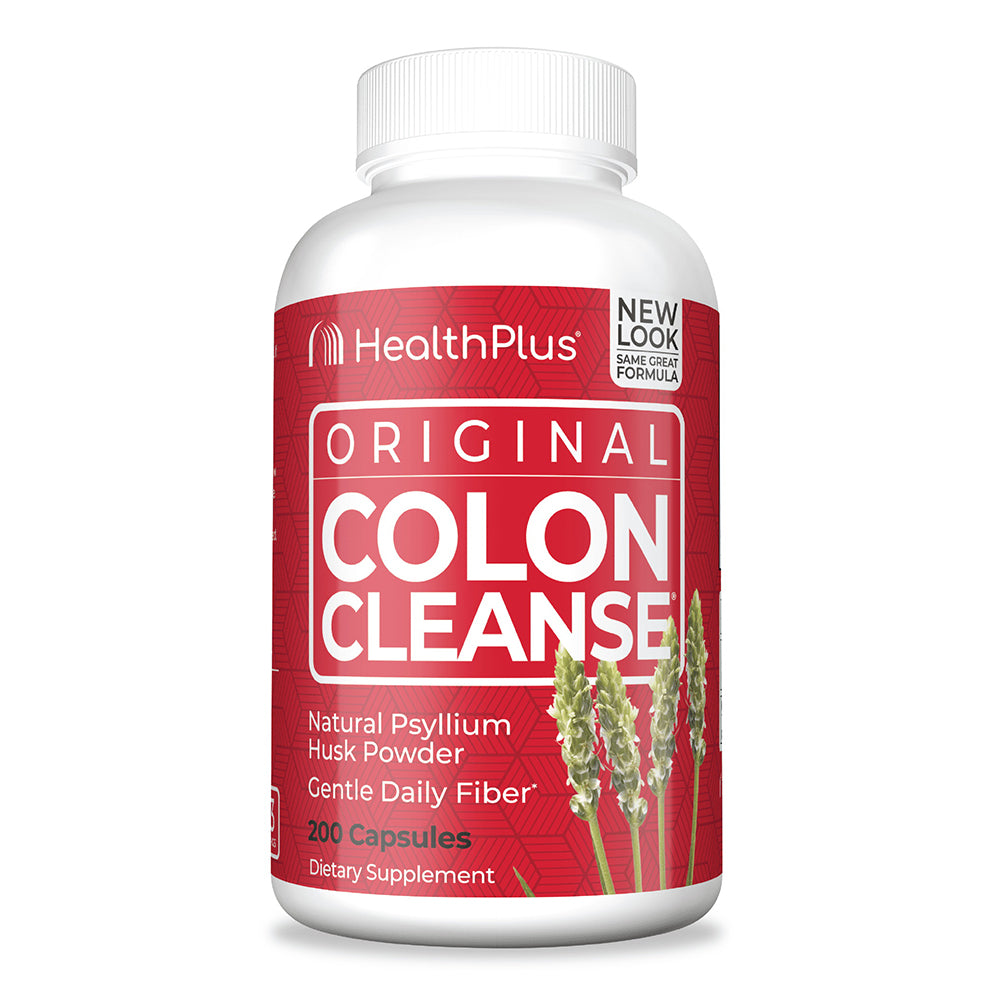 Health Plus Colon Cleanse Relieves Constipation Capsules, 200 Ea