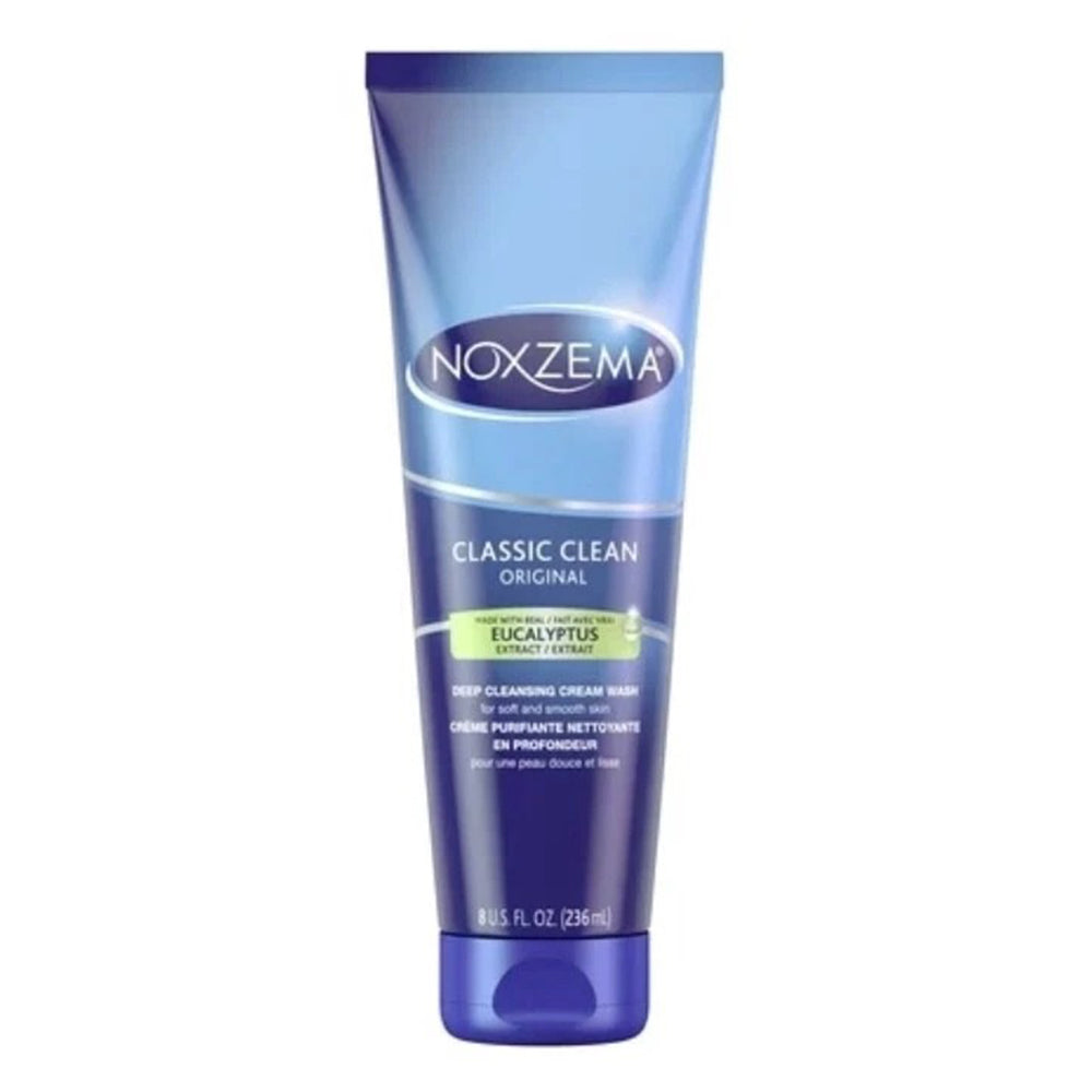 Noxzema Classic Clean Original Deep Cleansing Cream Wash with Eucalyptus 8Oz (236ml)