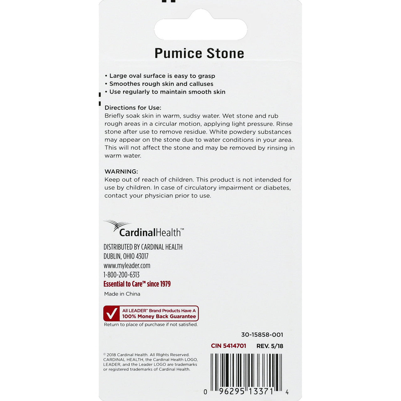 Pacific Pumice Stone for Foot Clean, 1 Ea