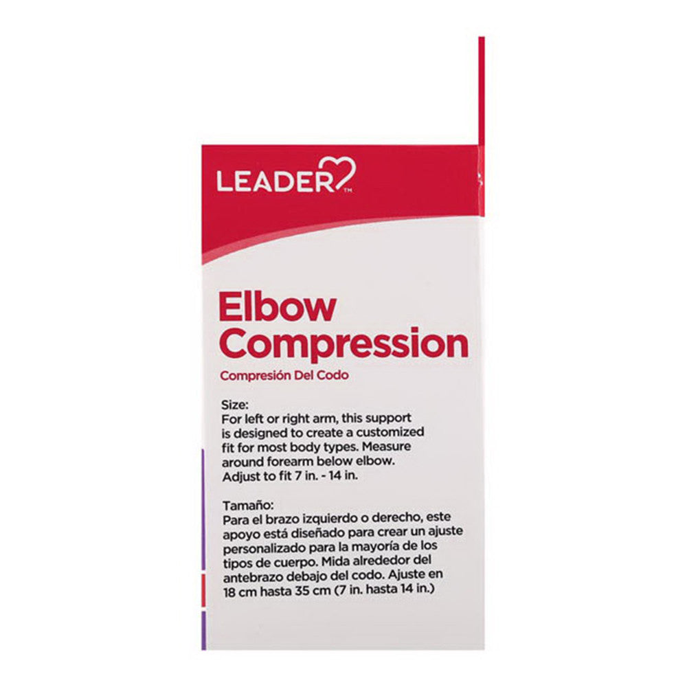Leader Elbow Compression Medium, 1 Ea