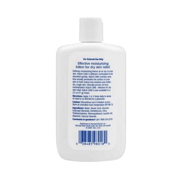 Aqua Care Lotion For Dry Skin, With 10% Urea, 8 Oz