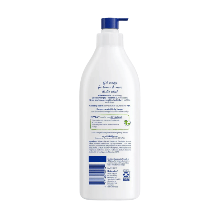 Nivea Skin Firming Hydration Body Lotion, 16.9 Oz