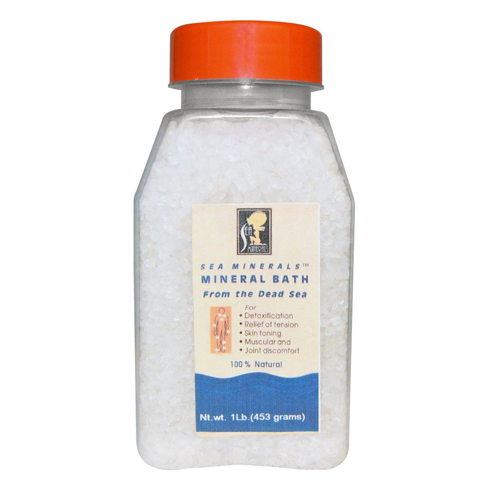 Sea Minerals Mineral Bath for Detoxification Relief of Tension Skin Toning Muscular and Joint Discomfort 1Lb (453g)