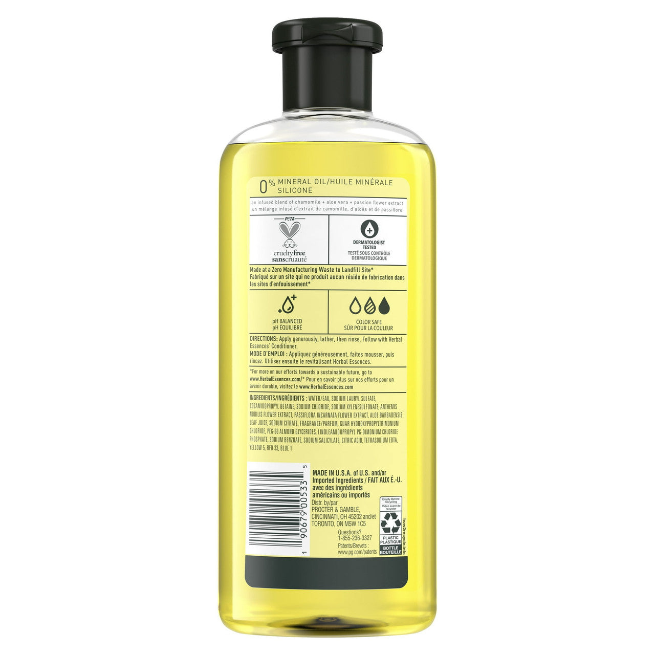 Herbal Essences Shine Shampoo With Chamomile Aloe Vera And Passion Flower Extracts, 13.5 Oz