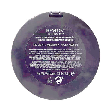 Revlon Colorstay Pressed Powder With Softflex, Light Medium 830, 0.3 Oz