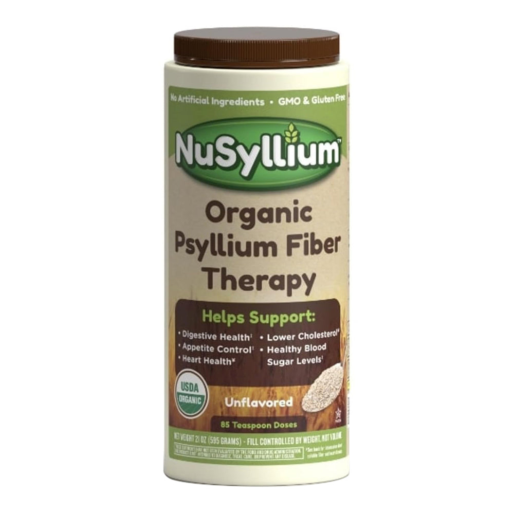NuSyllium Organic Psyllium Natural Fiber, Unflavored, 21 Oz