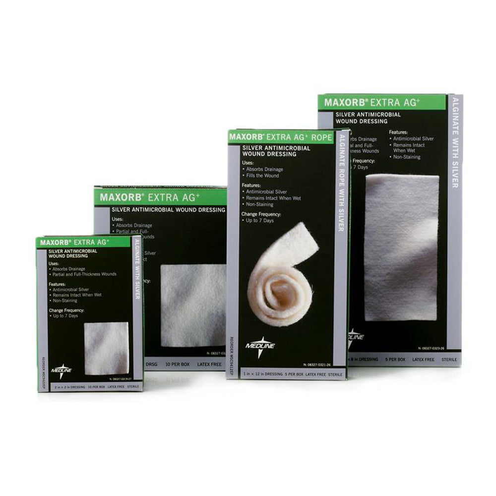 Maxorb Extra Ag+ CMC and Alginate Dressings, 1 Ea