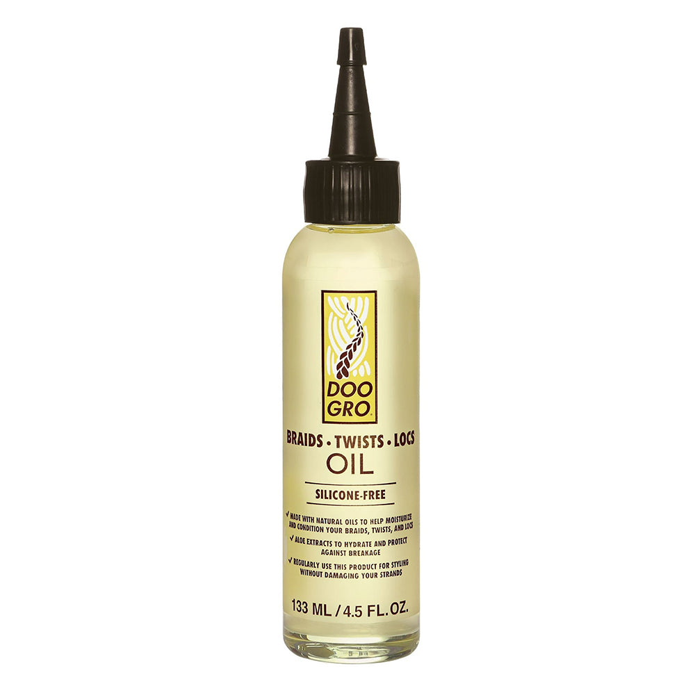 Doo Gro Braids Twists Locs Moisturizing Hair Oil Silicone Free 4.5Oz (133ml)