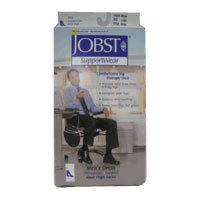 Jobst Supportwear Mens Dress Socks, 8-15 Mm/Hg Compression, Brown Color, Size: Large - 1 Piece