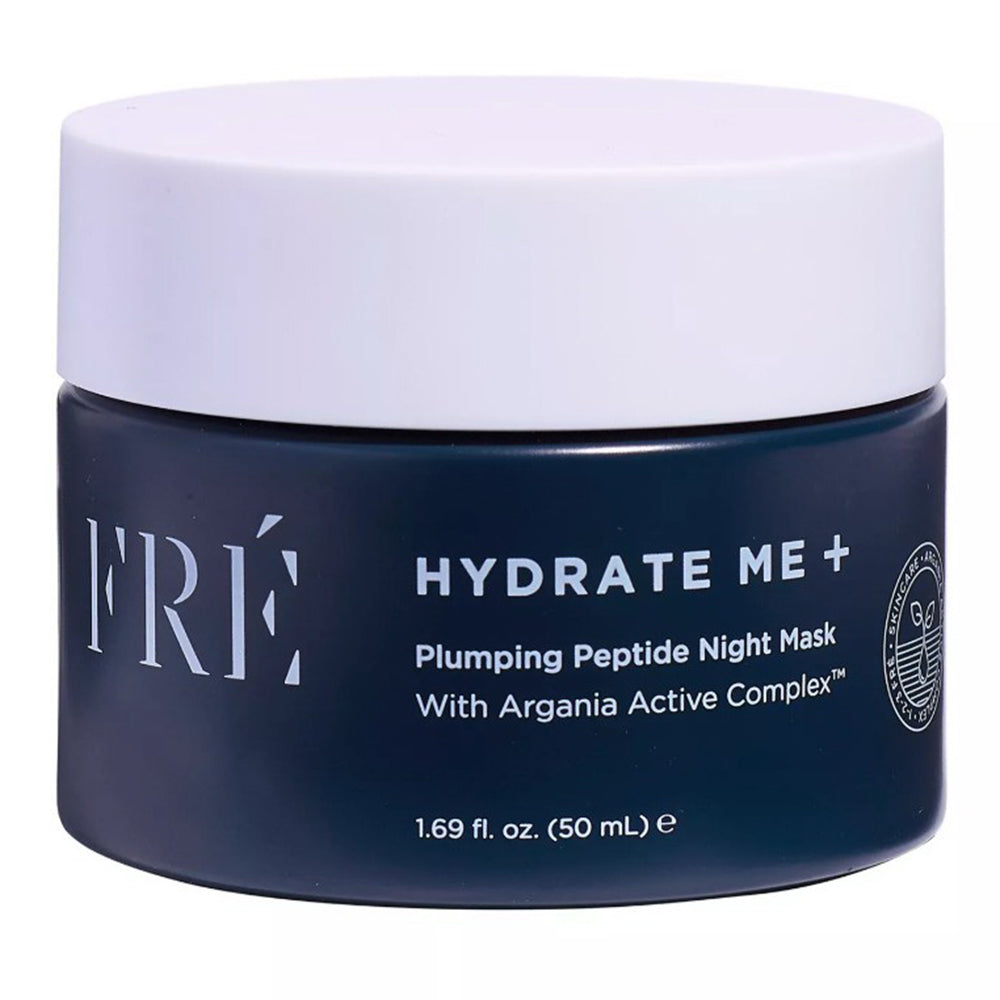 Fre Hydrate Me Plus Plumping Peptide Facial Night Mask for Firming and Smoothing Skin 1.69Oz (50ml)