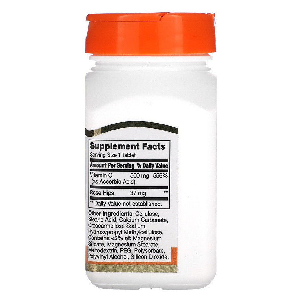 21st Century Vitamin C with Rose Hips 500 Mg Tablets, 110 Ea