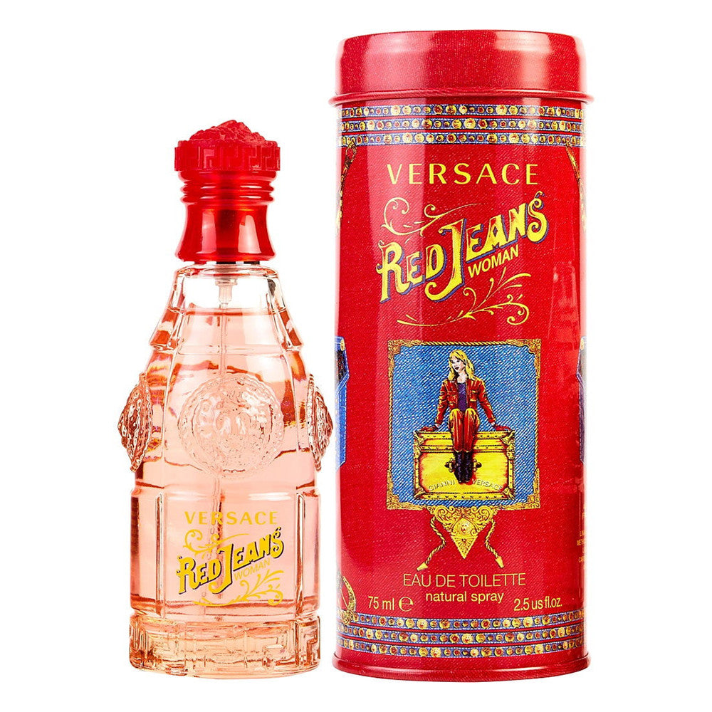 Versace Red Jeans woman Eau de Toilette Vaporisateur Natural Spray for Women, 2.5 Oz