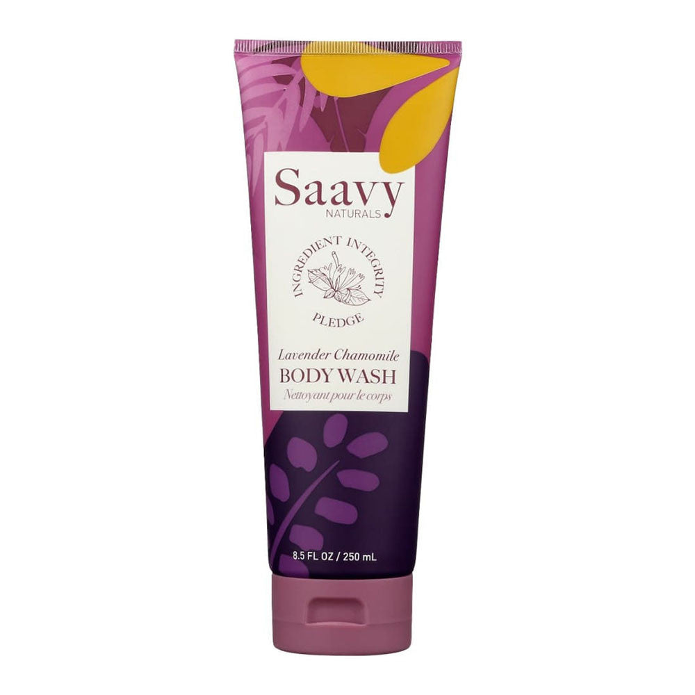 Saavy Naturals Body Wash, Lavender Chamomile, 8.5 Oz