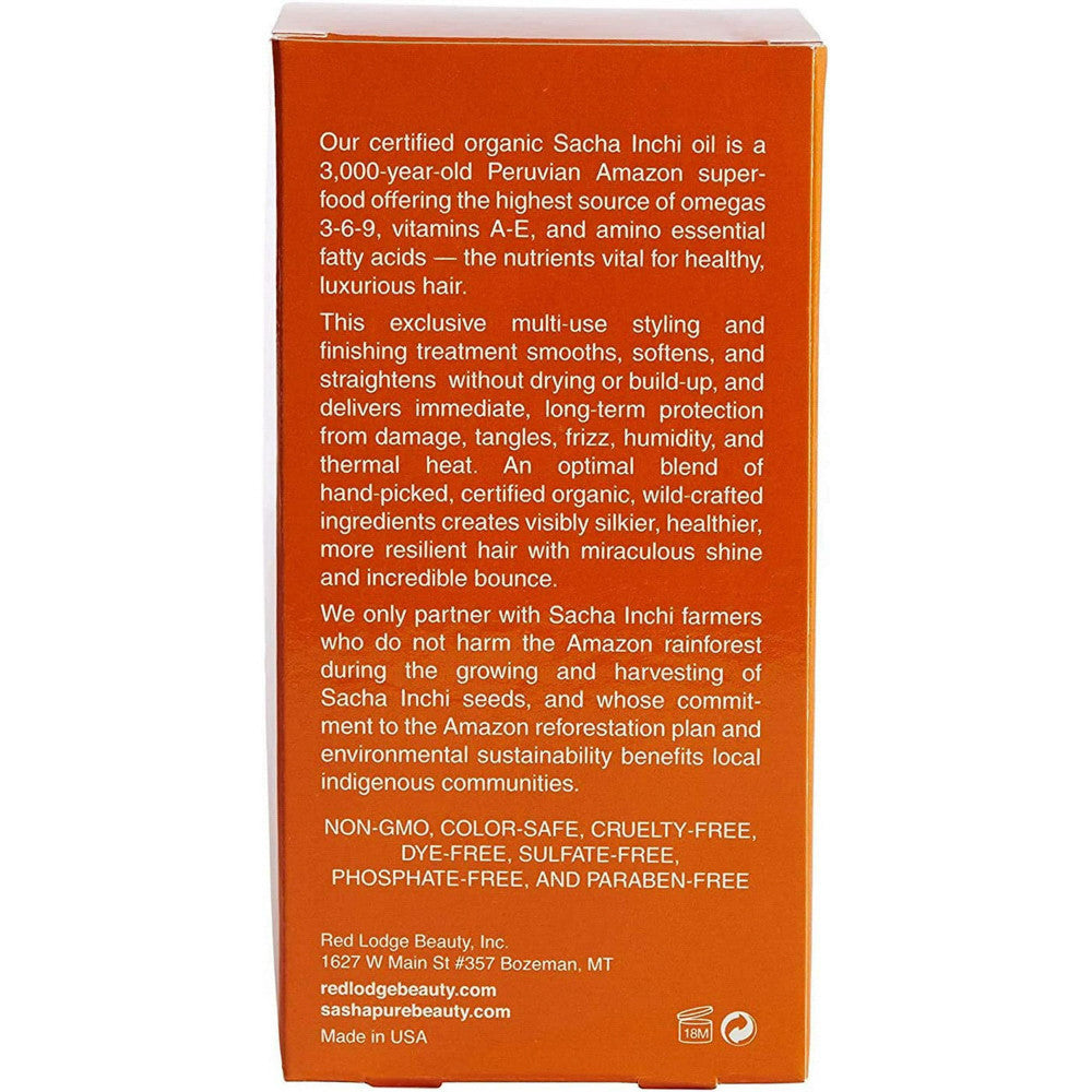 Sashapure Smoothing and Shine Hair Treatment, 1.7 Oz