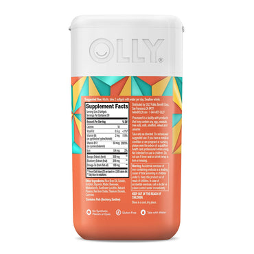Olly Ultra Strength Brain Softgels Nootropic Supports Healthy Brain Function, 60 Ea