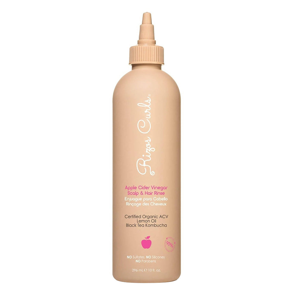 Rizos Curls Apple Cider Vinegar Scalp and Hair Rinse for Softer Hair and Scalp Care 10Oz (296ml)