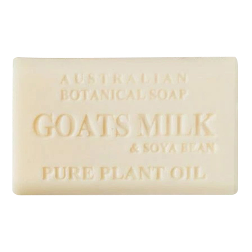 Australian Botanical Bar Soap Goats Milk with Soya Bean Oil for Nourishing and Softening Dry Skin 6.6Oz (187g)