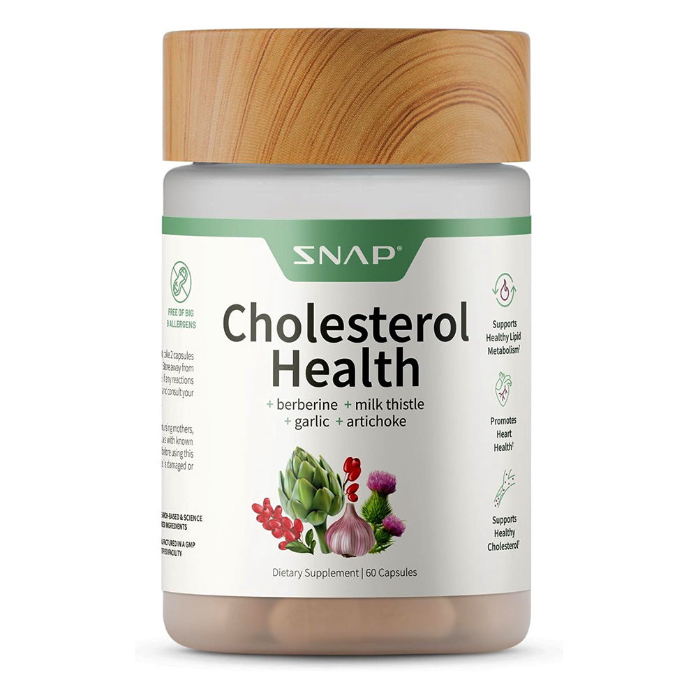 Snap Supplements Cholesterol Health Dietary Supplement Natural Heart Health 60Ea