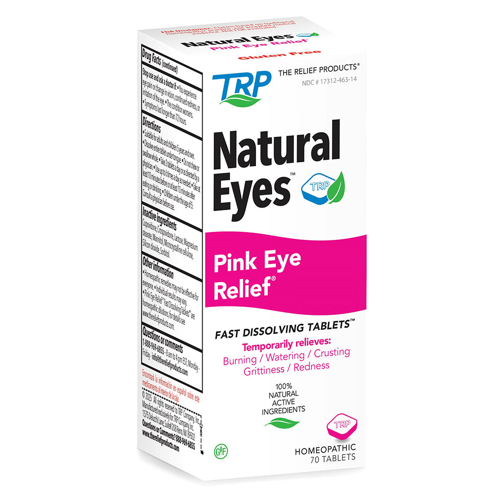 The Relief Products Natural Eyes Pink Eye Relief Fast Dissolving Tablets 70Ea