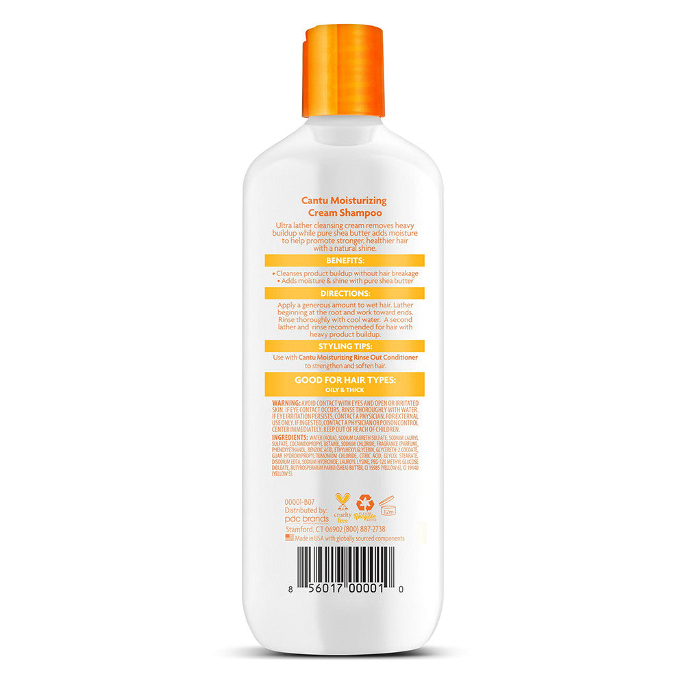 Cantu Shea Butter Moisturizing Cream Shampoo, 13.5 Oz