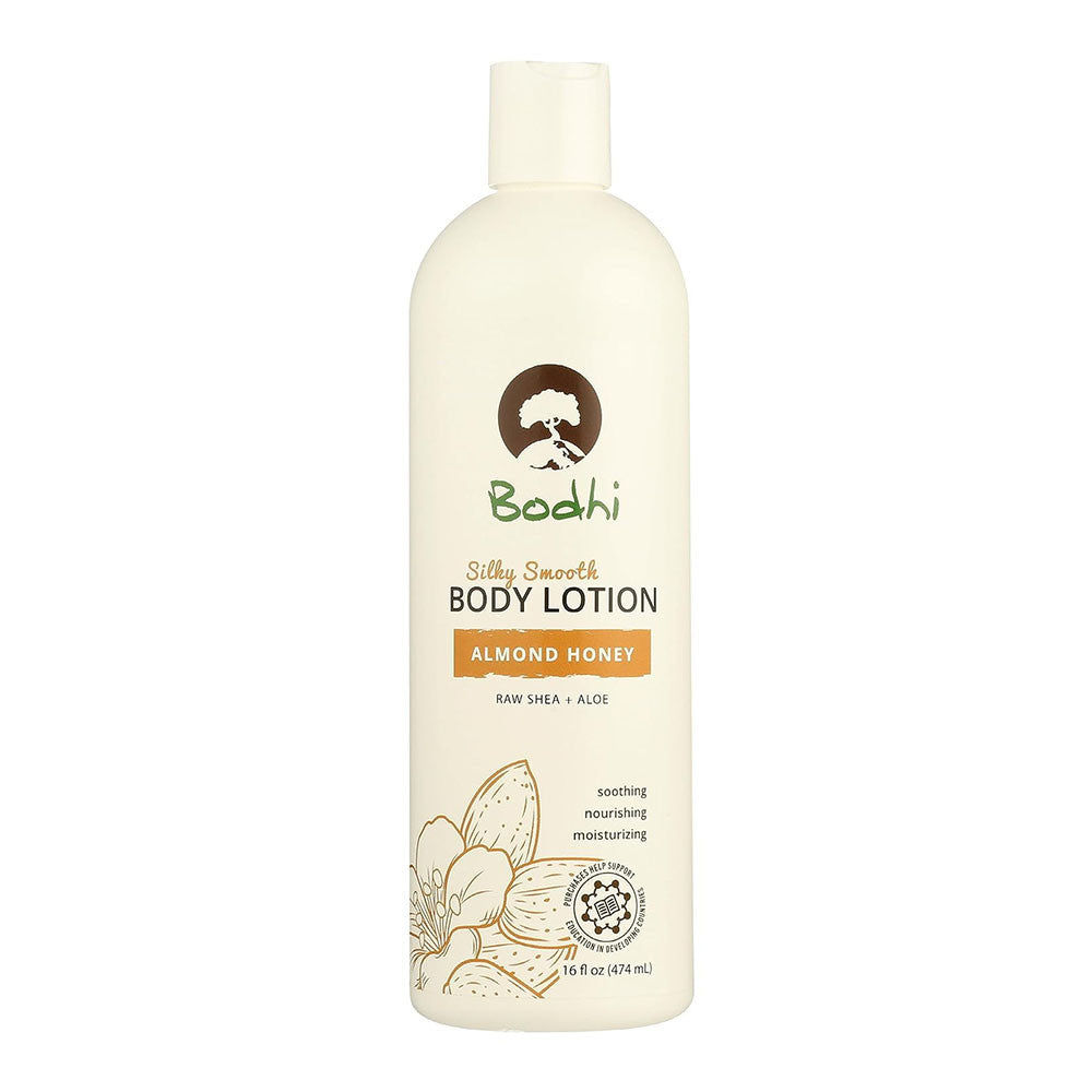 Bodhi Silky Smooth Body Lotion, Almond Honey, 16 Oz
