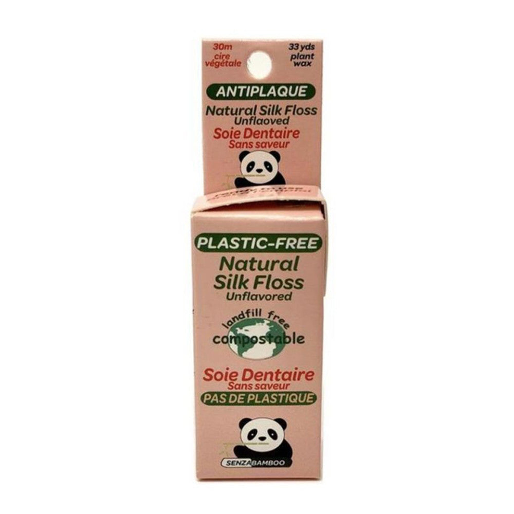 Senza Care Natural Dental Floss, Unflavored, 1 Ea