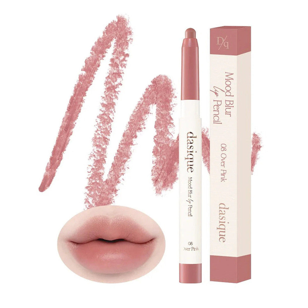 Dasique Mood Blur Lip Pencil 08 Over Pink 1Ea
