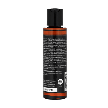 Hobe Lab Naturals Cold Pressed Sweet Almond Oil - 4 Oz