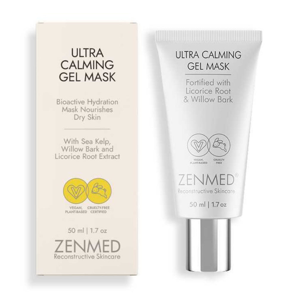 ZenMed Ultra Calming Gel Facial Mask for Soothing and Hydrating Sensitive Skin 1.7Oz (50ml)