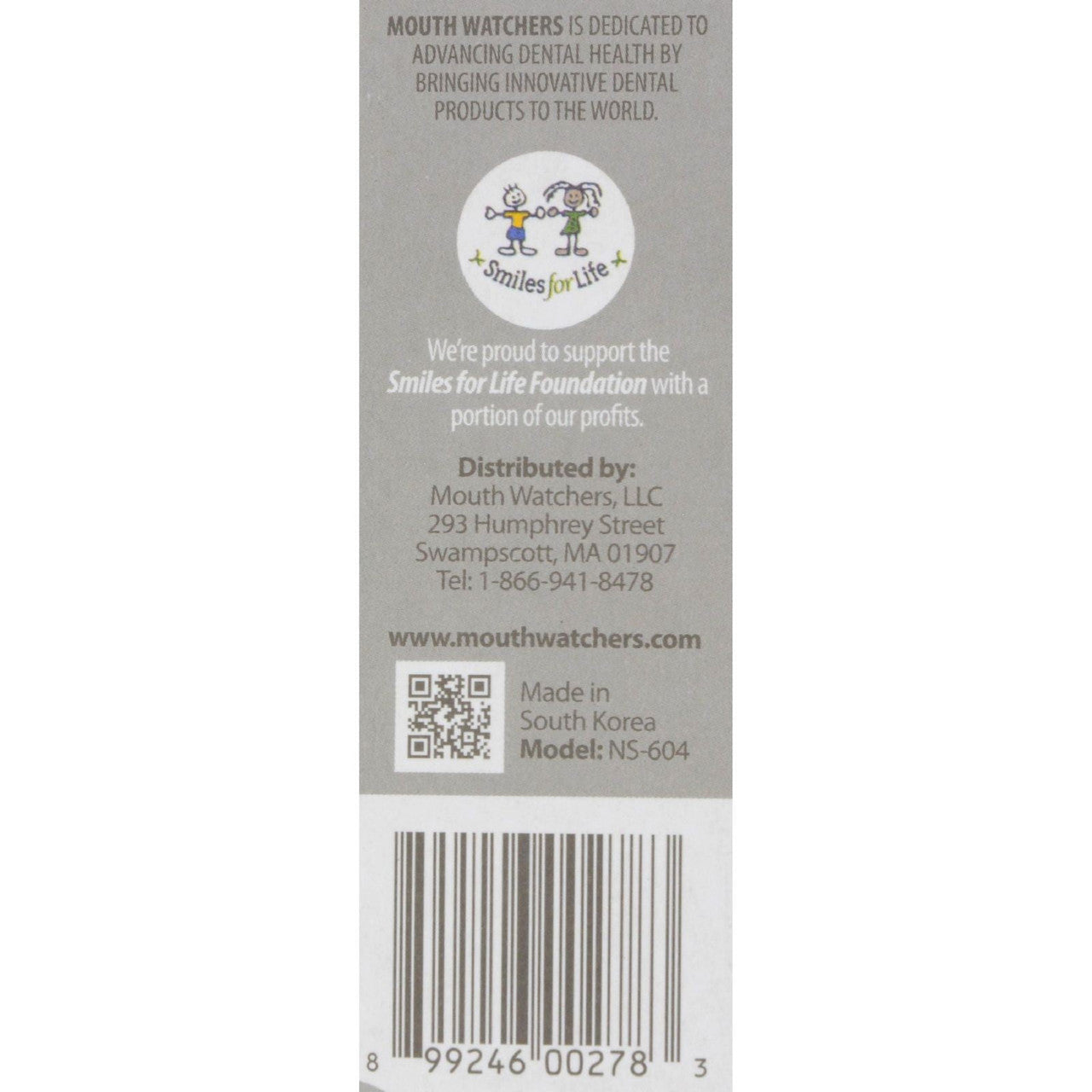 Mouth Watchers Antimicrobial Flossing Bristles Toothbrush, 1 Ea