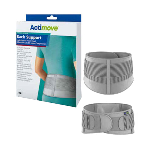BSN Medical Actimove Back Support High Density Foam Panel Adjustable Double Layer Compression Small Medium 1Ea