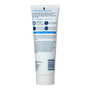 CeraVe Moisturizing Cream Face and Body for Dry Skin, 8 Oz