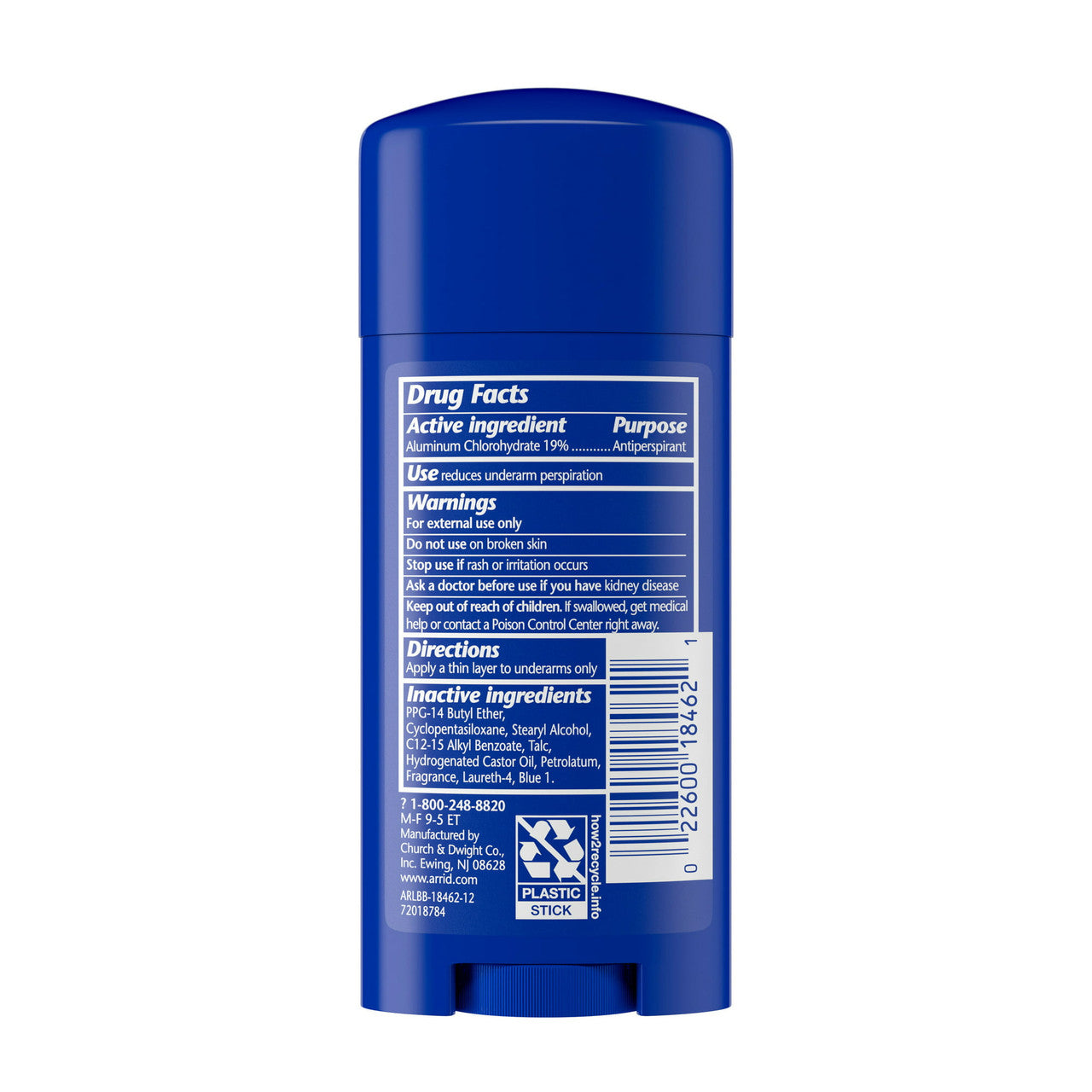 Arrid Xx Wide Solid Antiperspirant And Deodorant Dry Solid Ultra Fresh, 2.6 Oz