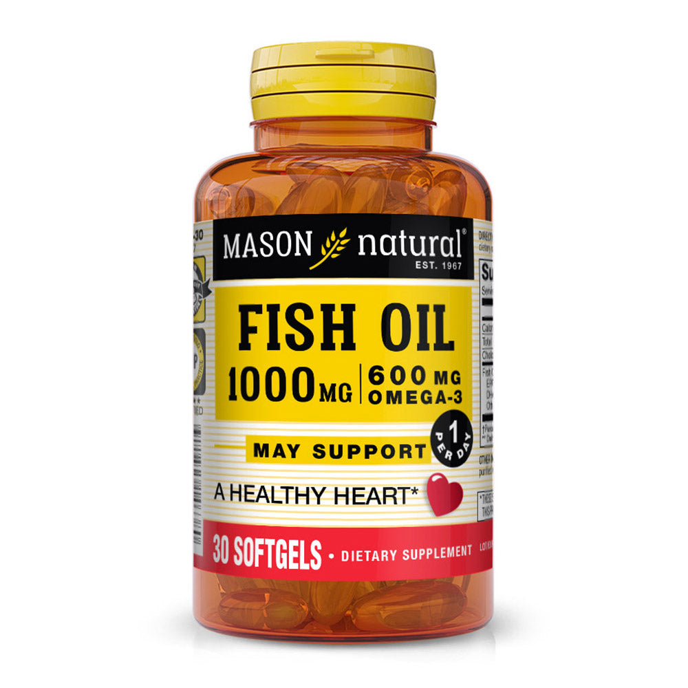 Mason Natural Super Omega-3 Natural Fish Oil Softgels, 30 Ea.