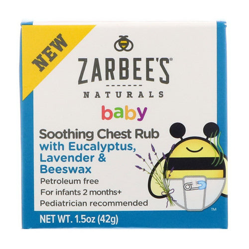 Zarbees Baby Soothing Chest Rub With Eucalyptus Lavender And Beeswax, 1.5 Oz